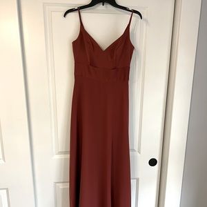 David’s bridal Cinnamon bridesmaid dress size 4